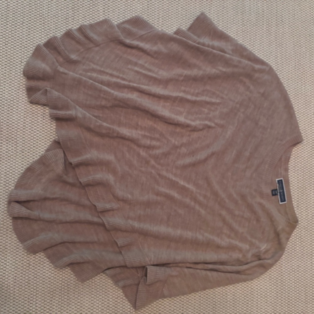 Karen Scott Taupe Knit Sweater